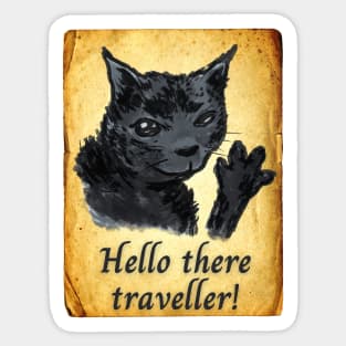 dabloons traveller Sticker